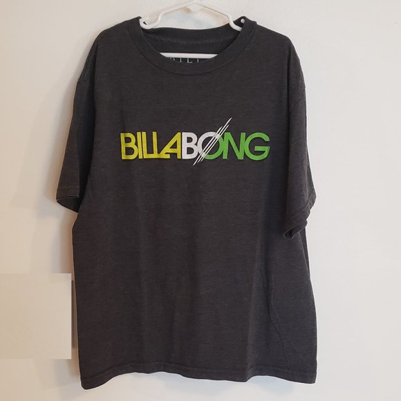 Billabong Other - 🔥Host Pick🔥3/$15 EUC Boy's Dark Grey Ultra Soft Billabong T-Shirt Youth Medium